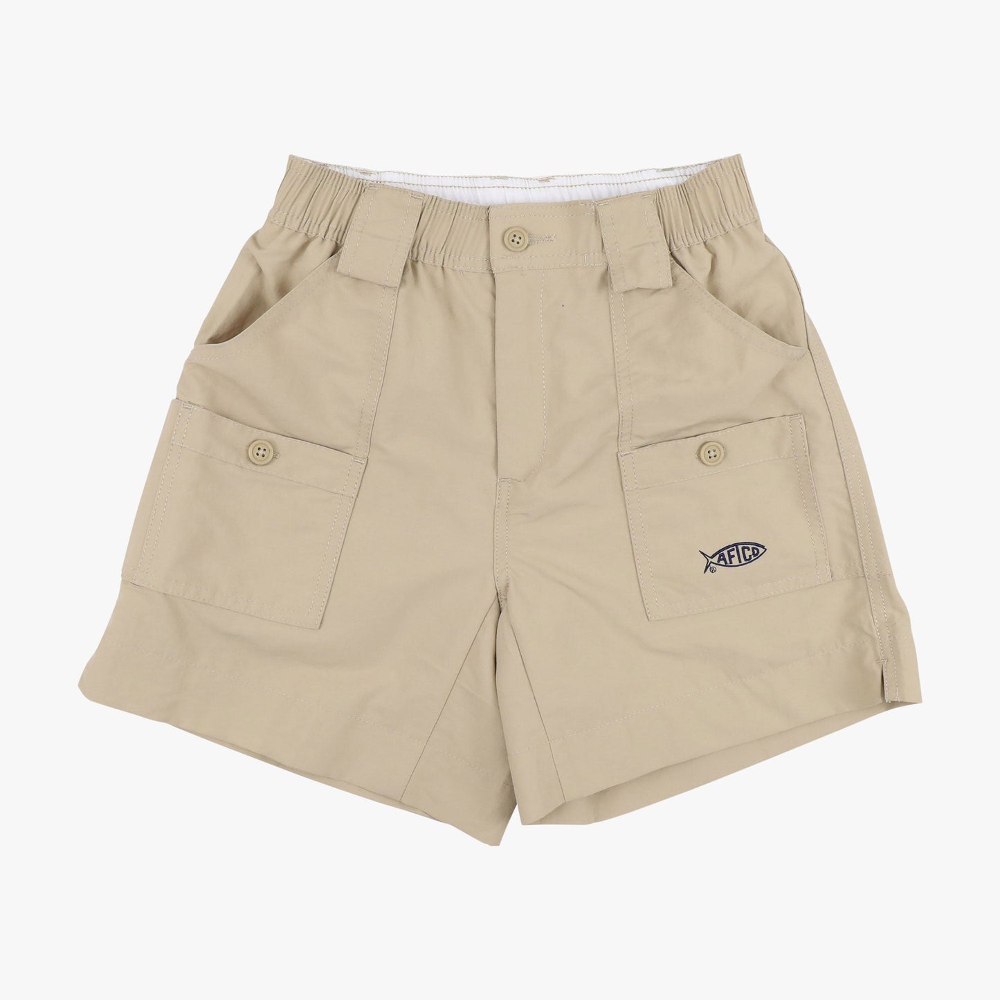AFTCO Kids Original Fishing Shorts Khaki