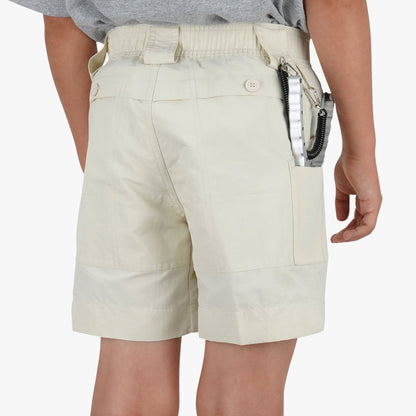 AFTCO Kids Original Fishing Shorts Khaki