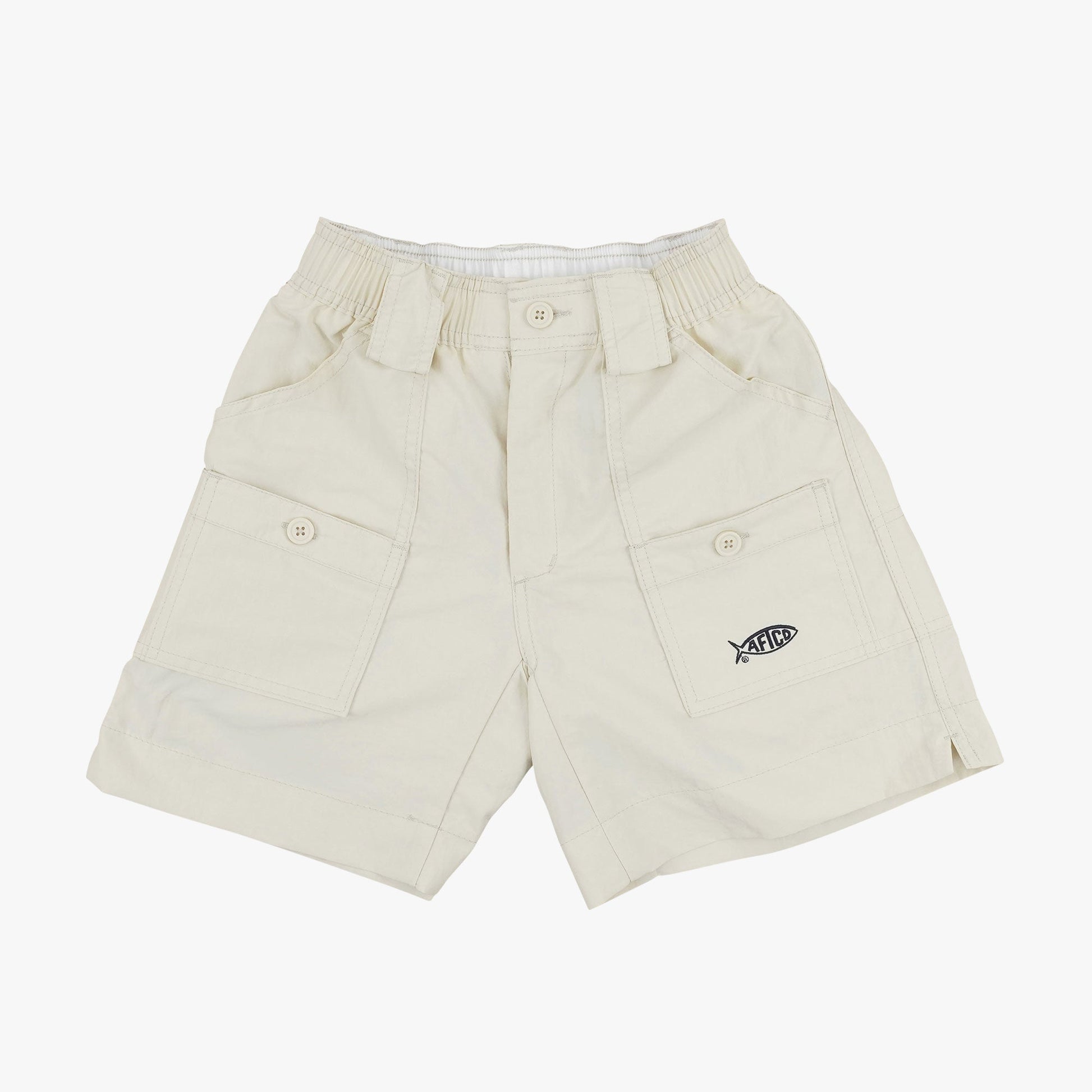 AFTCO Kids Original Fishing Shorts Khaki