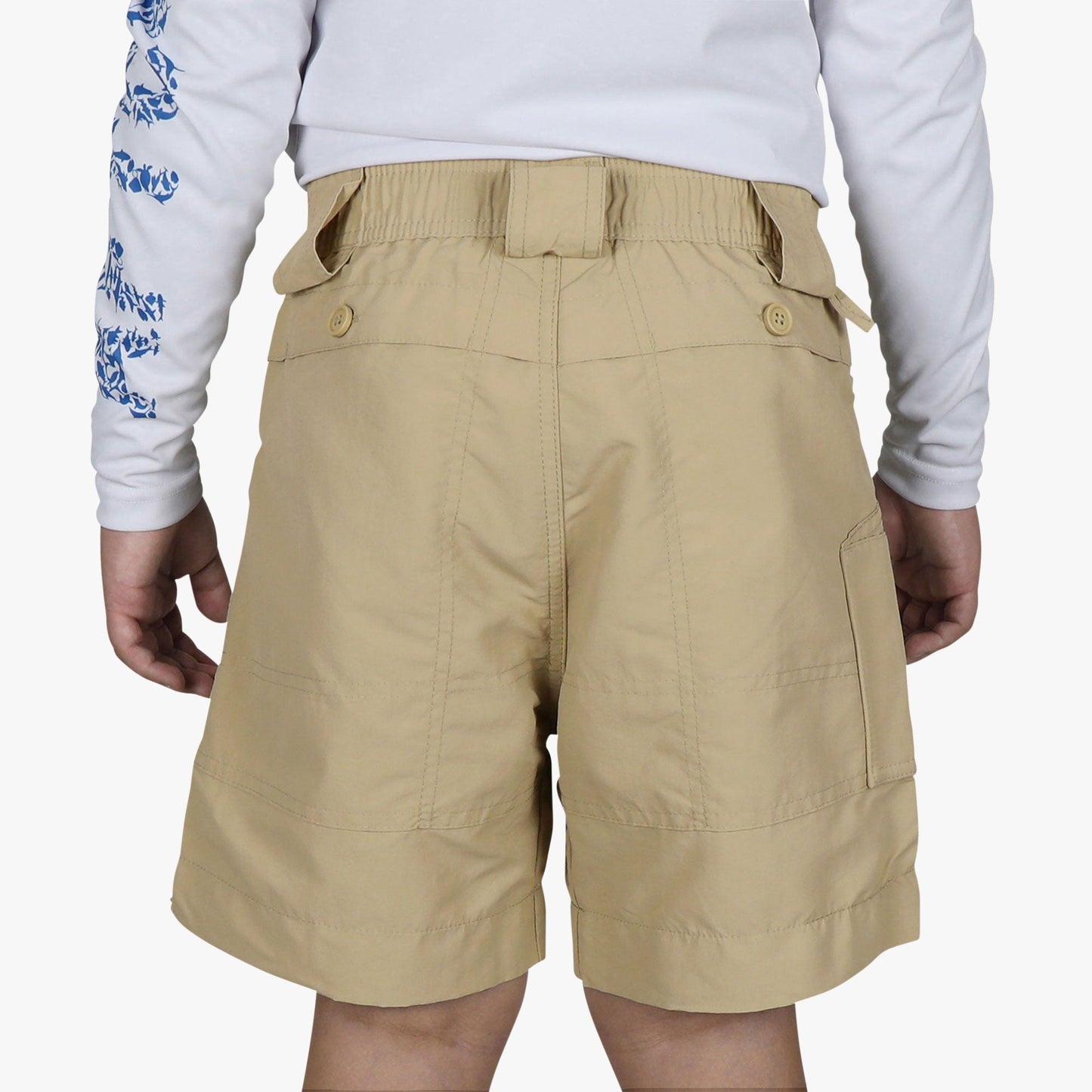 AFTCO Kids Original Fishing Shorts Khaki