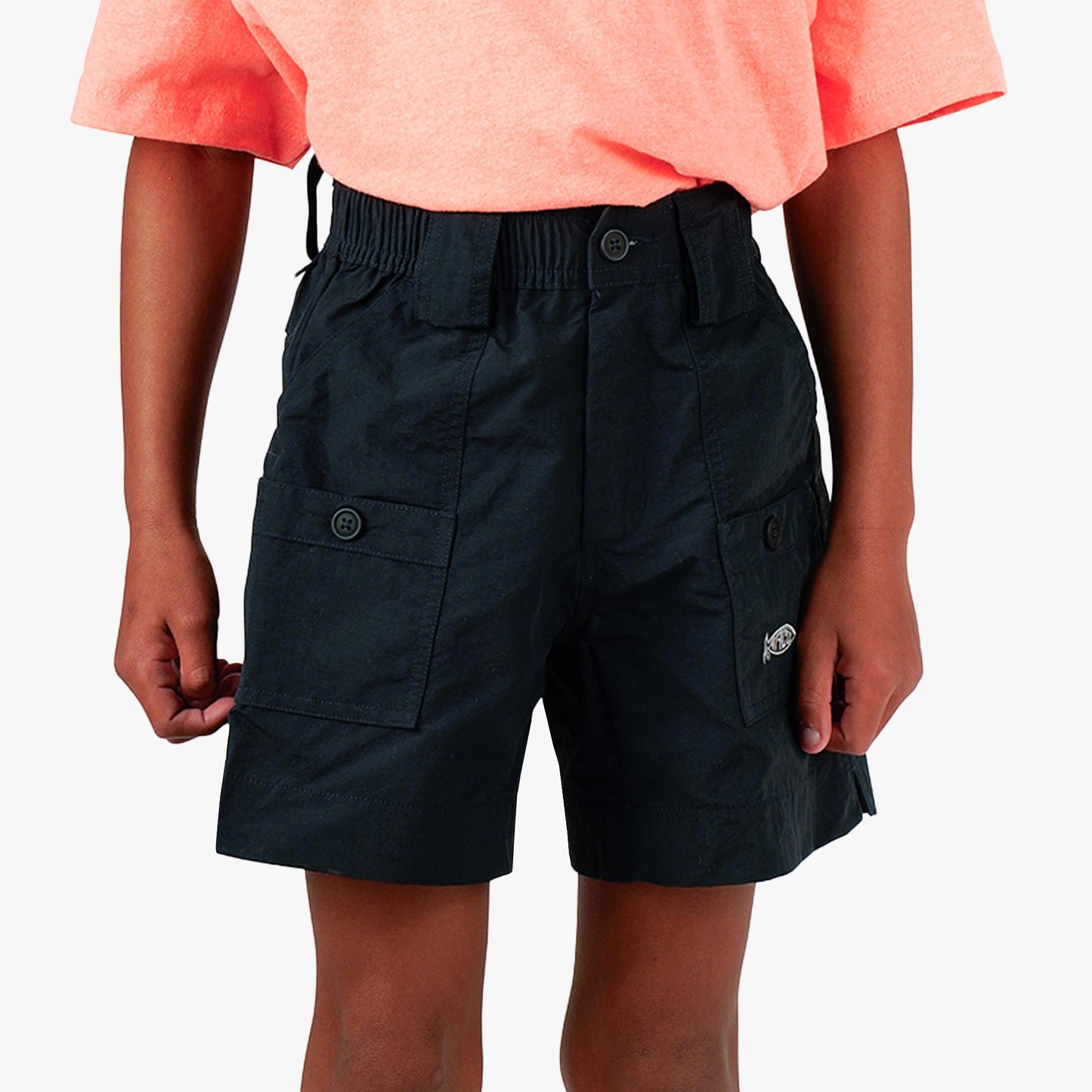 AFTCO Kids Original Fishing Shorts Khaki