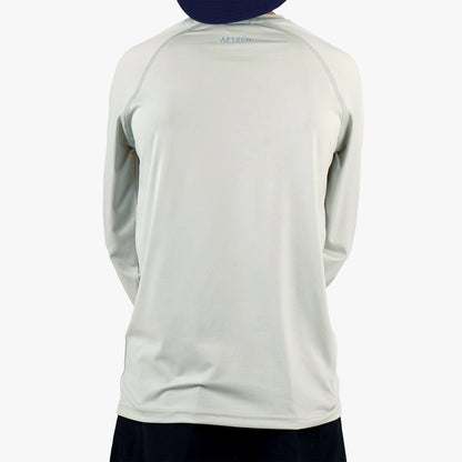 AFTCO Youth Samurai Performance LS Shirt Clearwater Heather
