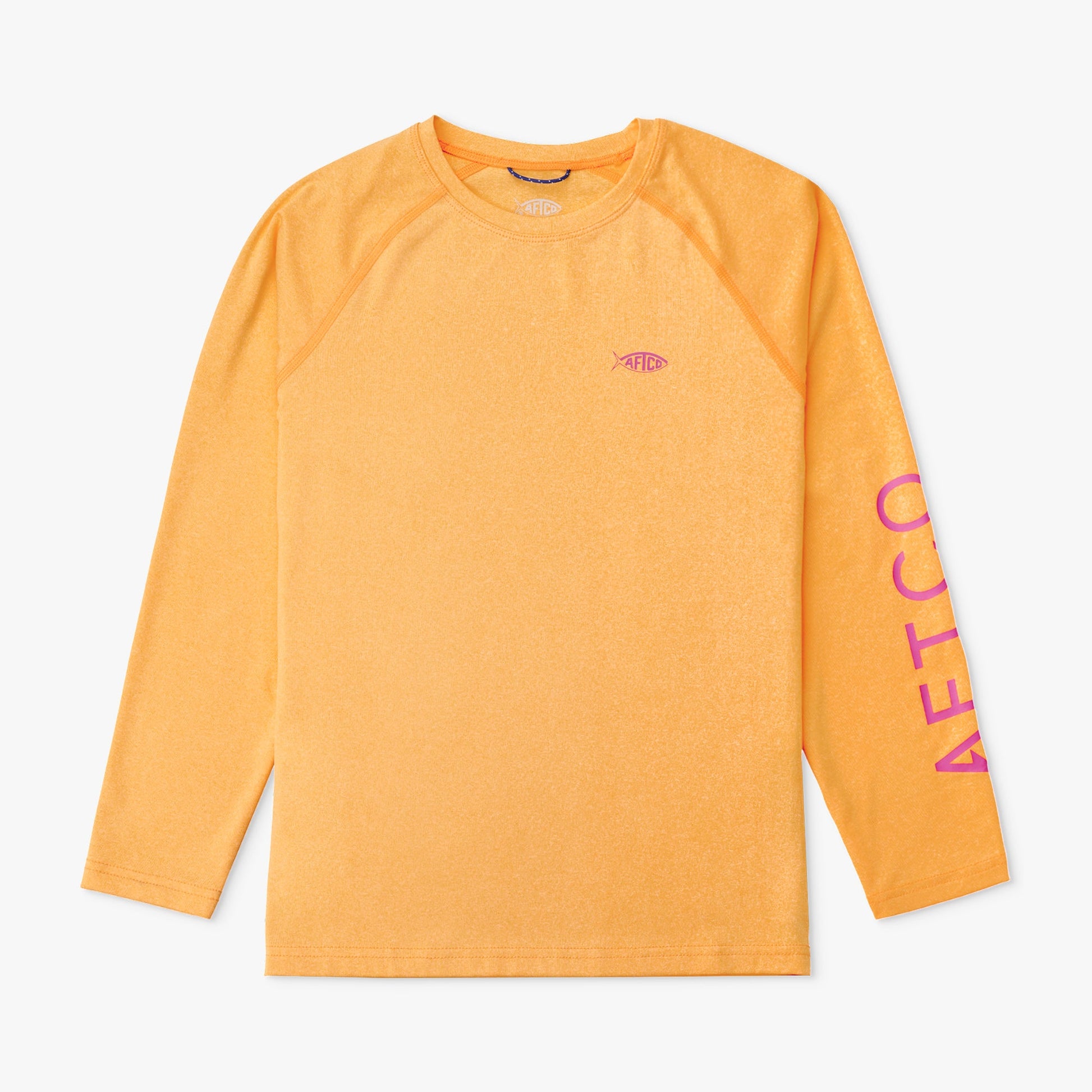 AFTCO Youth Samurai Performance LS Shirt Clearwater Heather