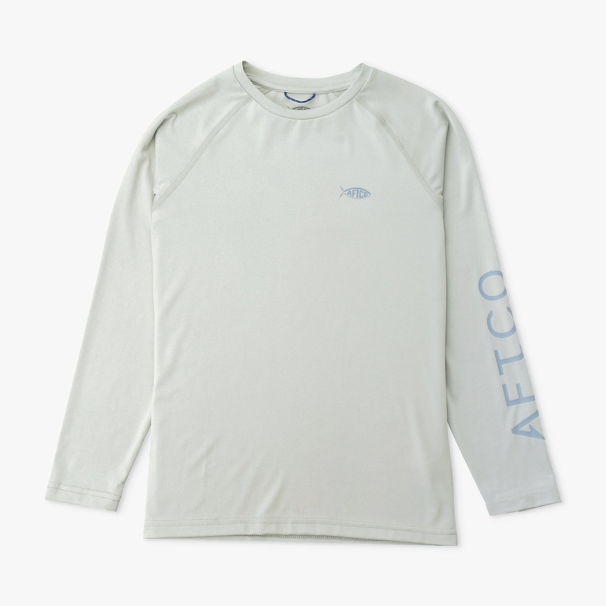 AFTCO Youth Samurai Performance LS Shirt Clearwater Heather