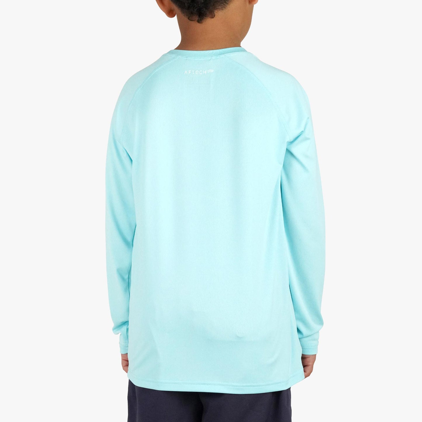 AFTCO Youth Samurai Performance LS Shirt Clearwater Heather