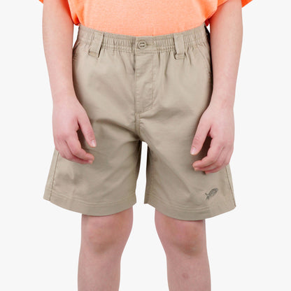 AFTCO Youth Landlocked Shorts Khaki