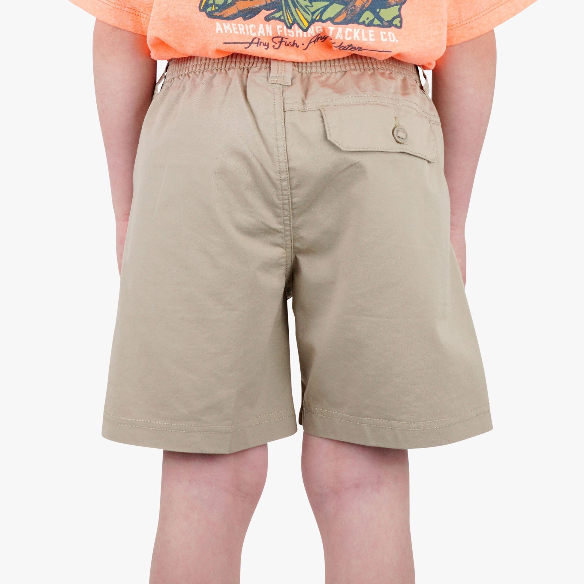AFTCO Youth Landlocked Shorts Khaki