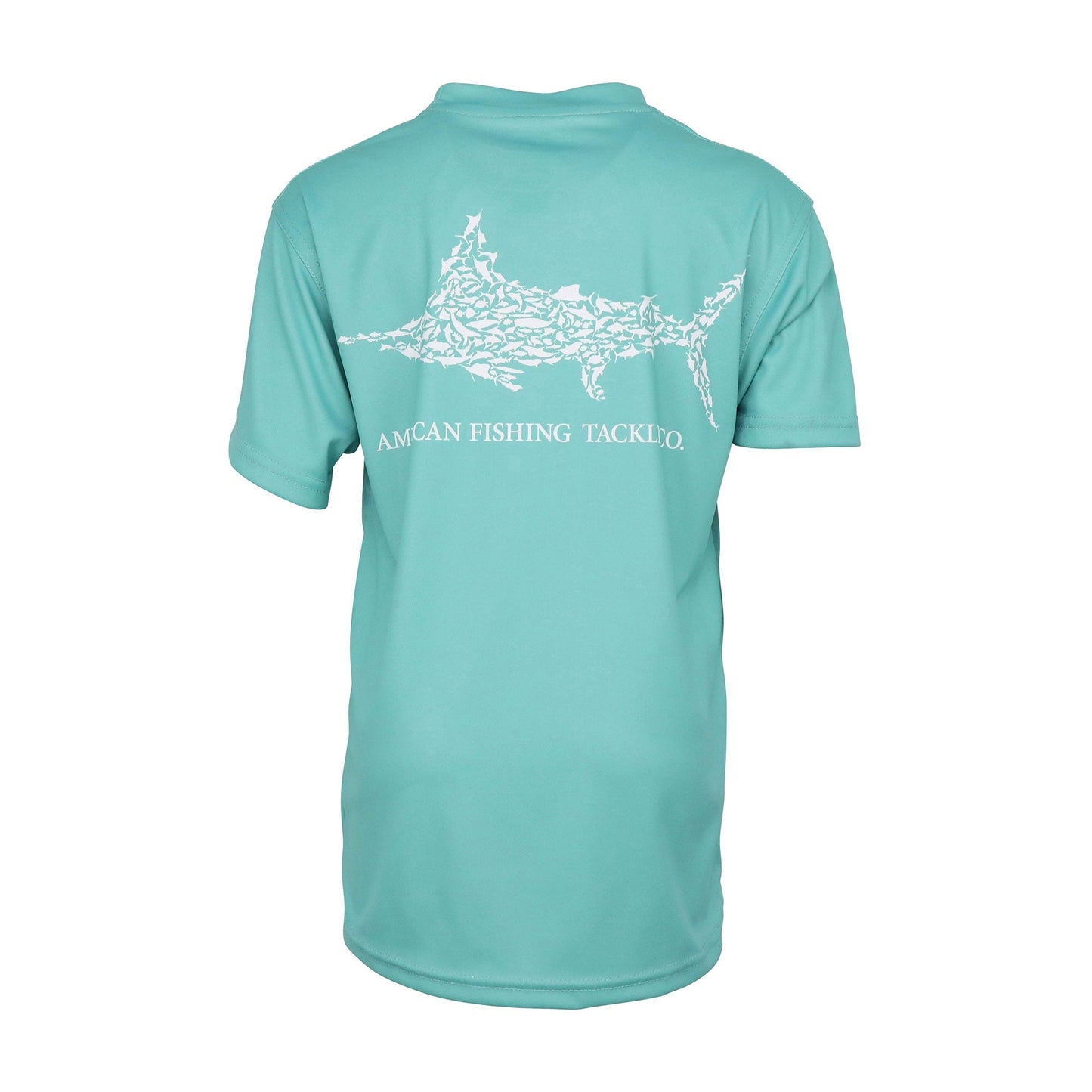 AFTCO Kids Jigfish Jig Fishing Short Sleeve Shirt Agate