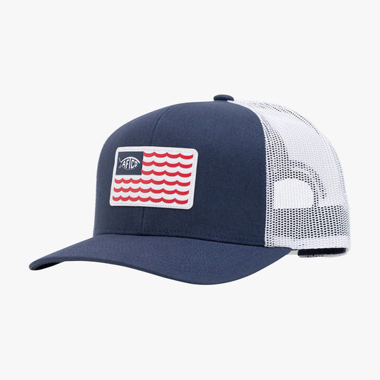 AFTCO Youth Canton Trucker Hat Navy