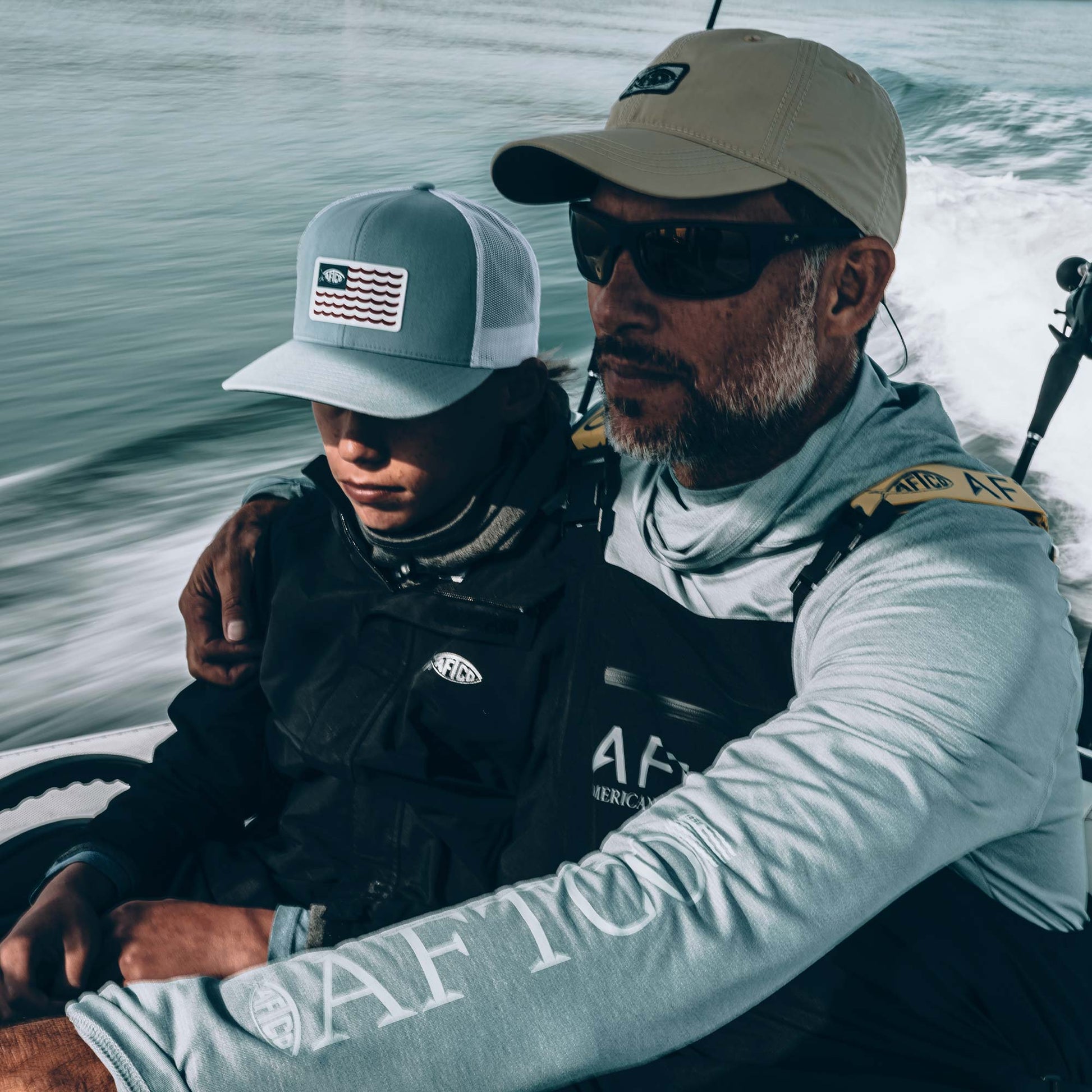 AFTCO Youth Canton Trucker Hat Navy