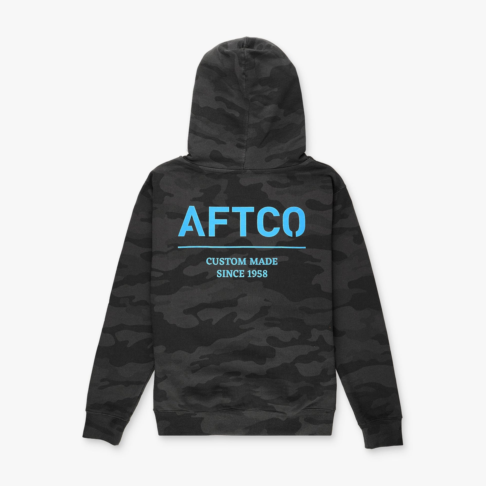 AFTCO Youth Radar Camo Pullover Hoodie Black Camo