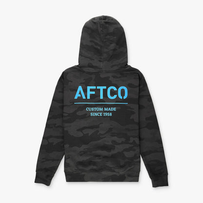 AFTCO Youth Radar Camo Pullover Hoodie Black Camo