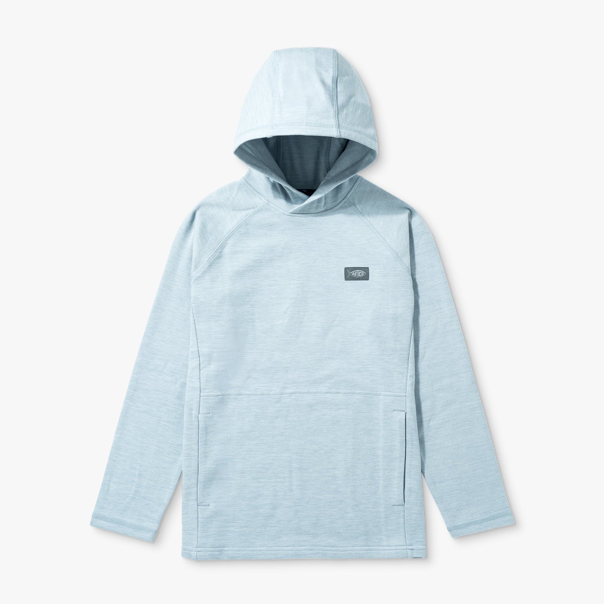 AFTCO Youth Coastal Layer Fishing Pullover Hoodie Dark Sea Heather