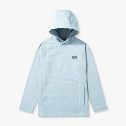 AFTCO Youth Coastal Layer Fishing Pullover Hoodie Dark Sea Heather