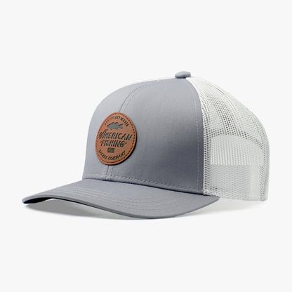 AFTCO Lemonade Leather Kid's Fishing Hat Gray