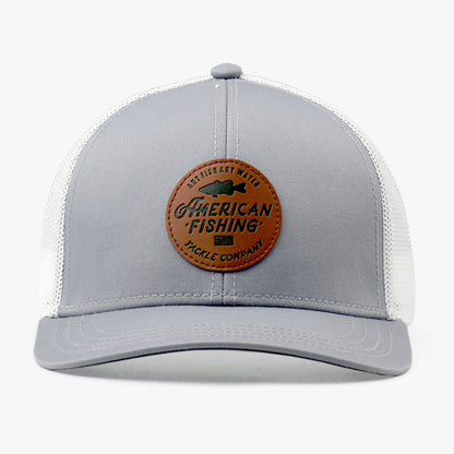 AFTCO Lemonade Leather Kid's Fishing Hat Gray