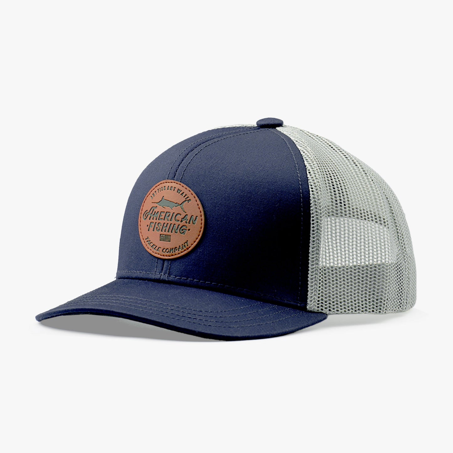AFTCO Lemonade Leather Kid's Fishing Hat Gray