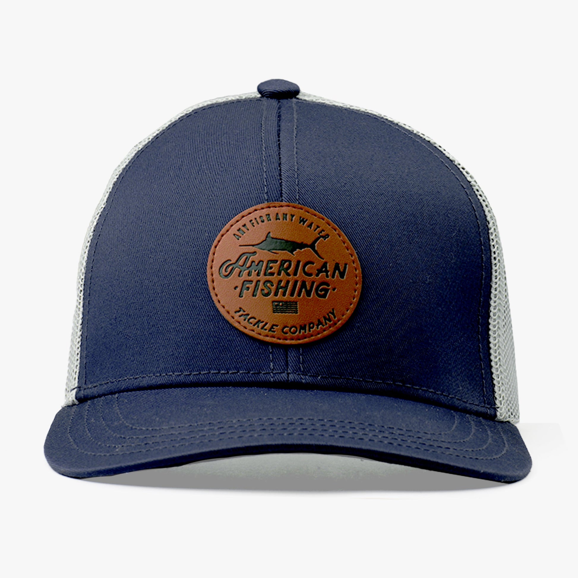 AFTCO Lemonade Leather Kid's Fishing Hat Gray