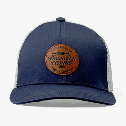 AFTCO Lemonade Leather Kid's Fishing Hat Gray