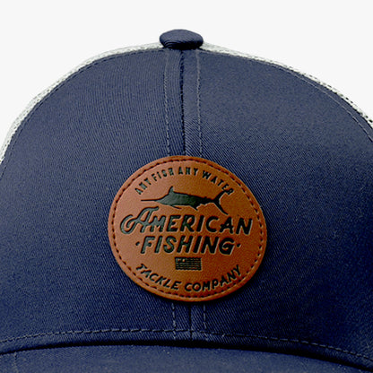 AFTCO Lemonade Leather Kid's Fishing Hat Gray