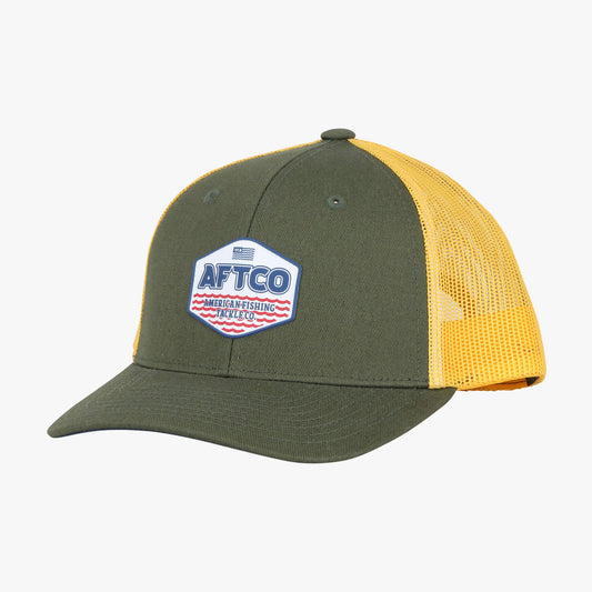 AFTCO Youth Sunset Trucker Hat Army