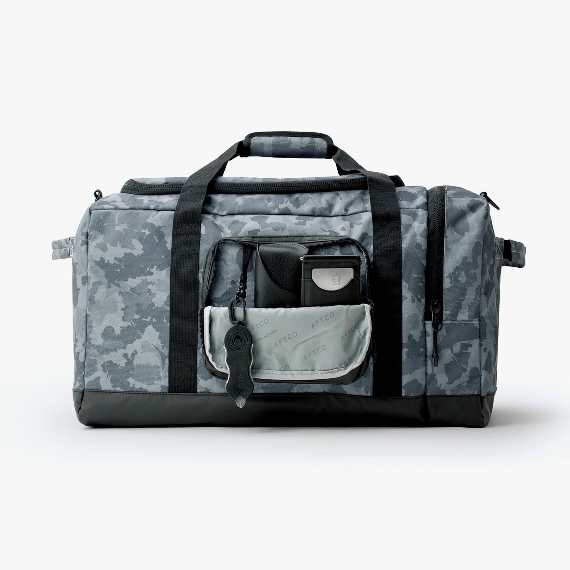 AFTCO 65L Boat Bag Forest Grouper Camo