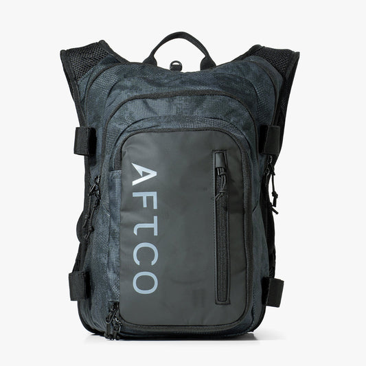 AFTCO Urban Angler Backpack Black Storm Camo