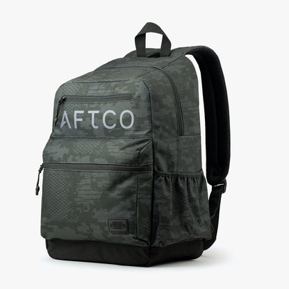AFTCO Schoolie Backpack Forest Grouper Camo