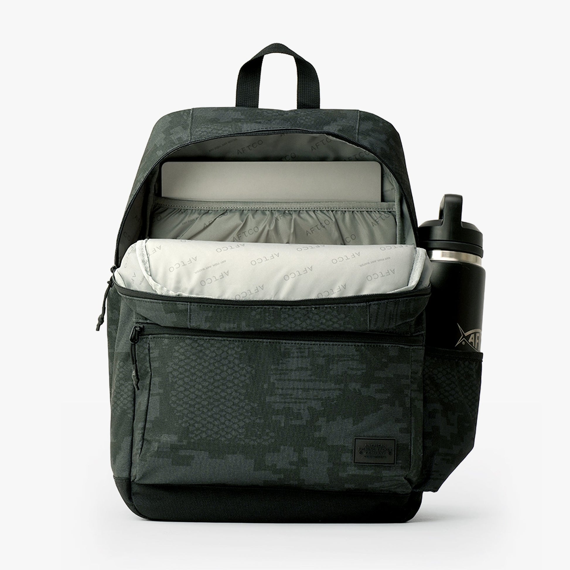 AFTCO Schoolie Backpack Forest Grouper Camo