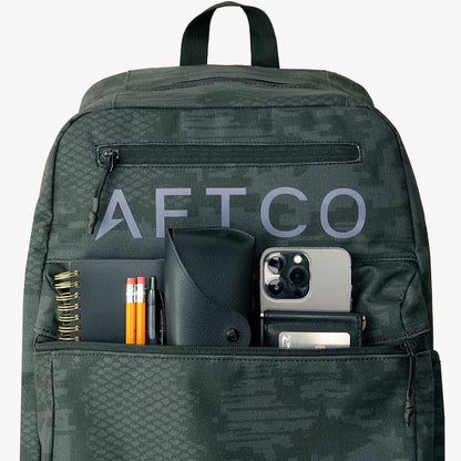 AFTCO Schoolie Backpack Forest Grouper Camo