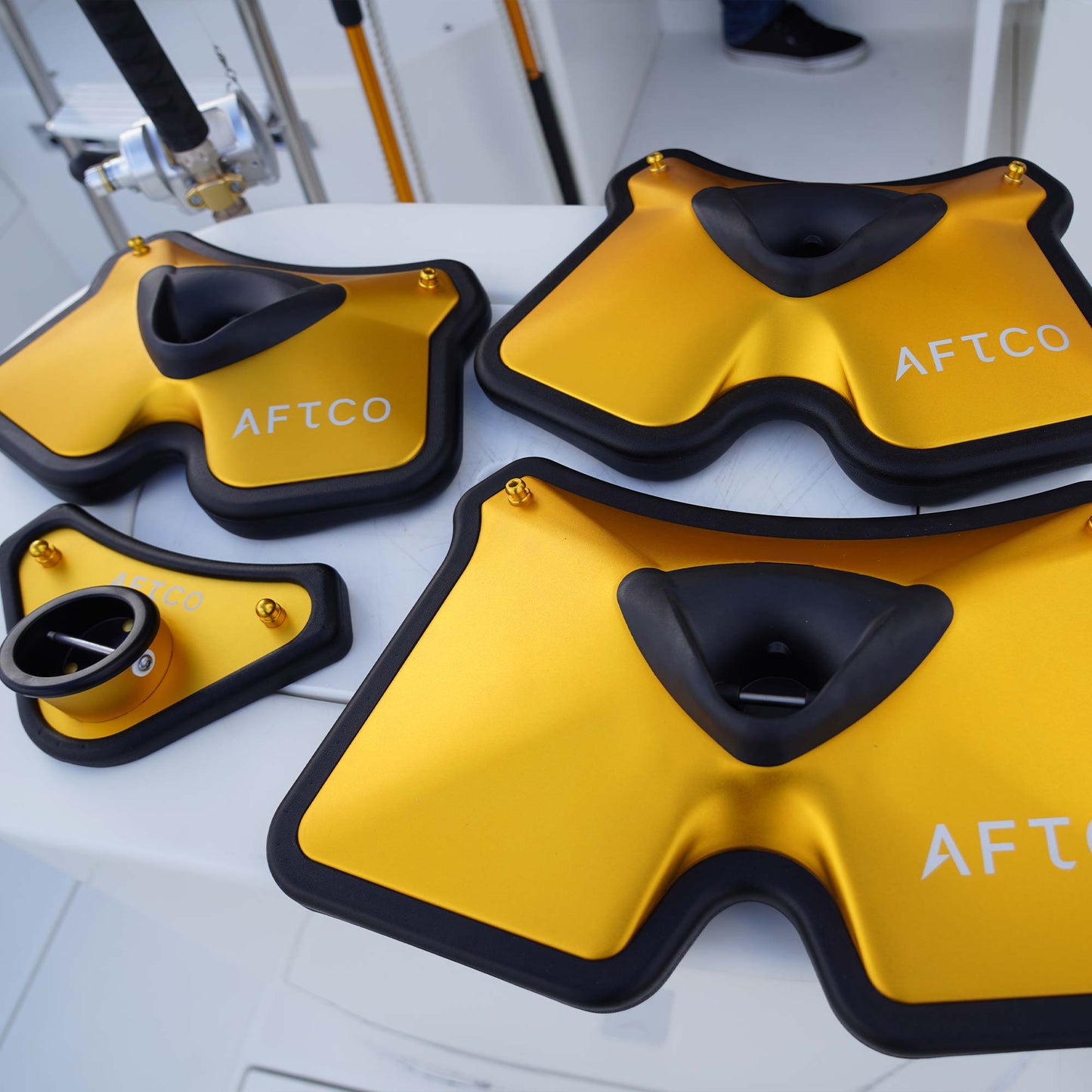 AFTCO Alijos Fishing Rod Holder Belt Black