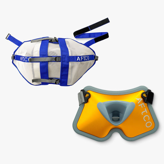 AFTCO Standup Lite Fishing Harness and Belt Kit Gold