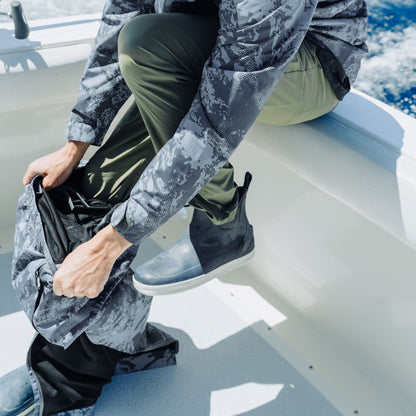 AFTCO Crossing Printed Camo Fishing Pants Olive Current Camo