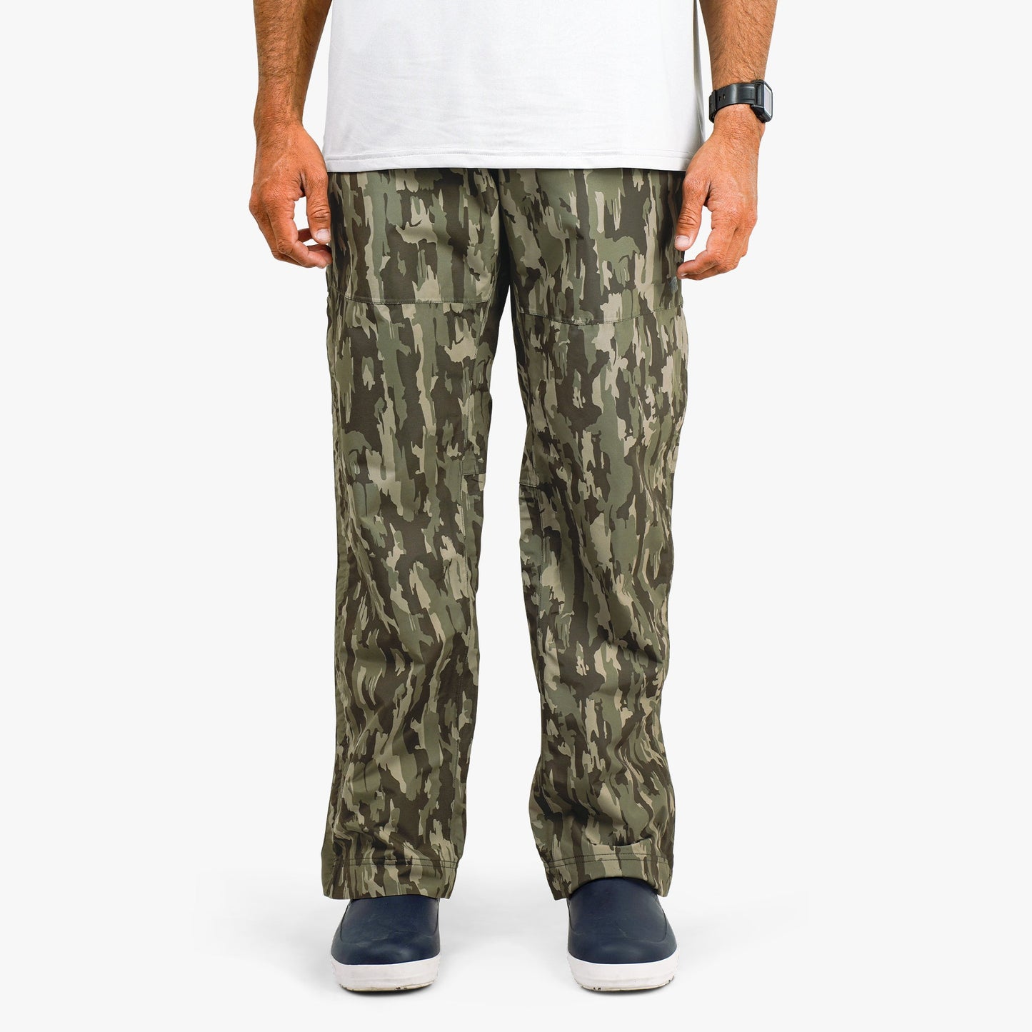AFTCO Crossing Printed Camo Fishing Pants Olive Current Camo