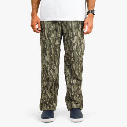 AFTCO Crossing Printed Camo Fishing Pants Olive Current Camo