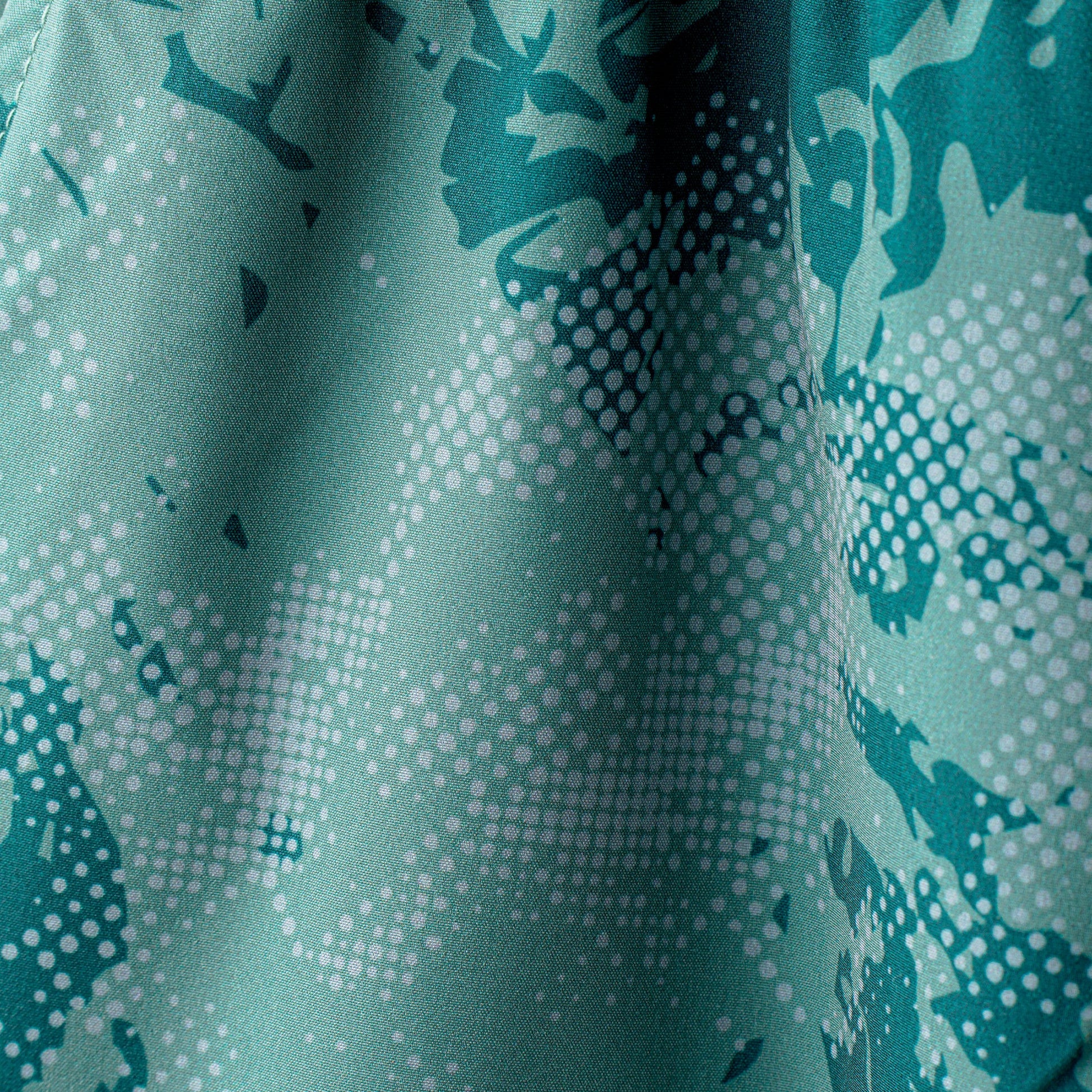 AFTCO Strike Printed Swim Trunks Dark Sea Storm Camo