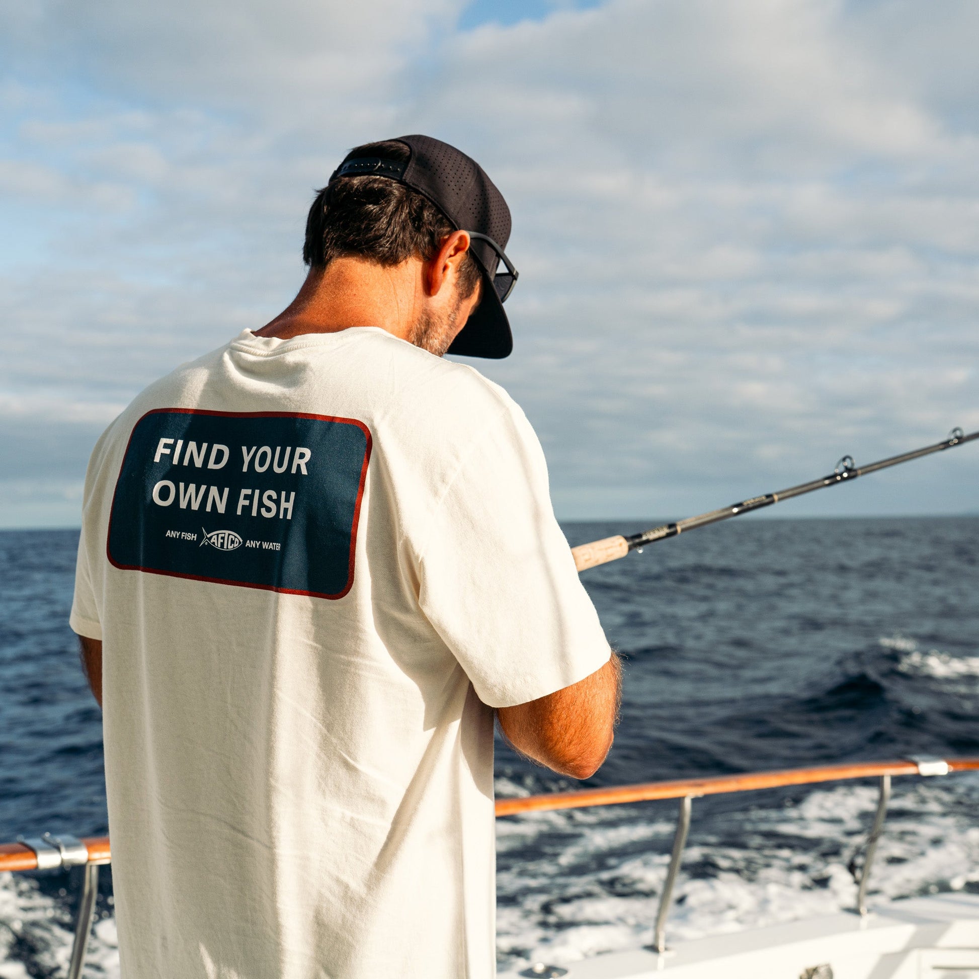 AFTCO FYOF Short Sleeve Men's Fishing T-Shirt Bering Sea