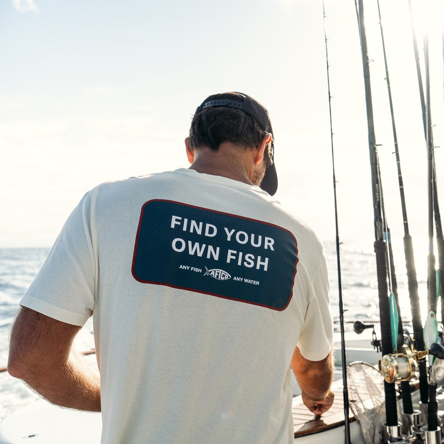 AFTCO FYOF Short Sleeve Men's Fishing T-Shirt Bering Sea