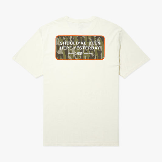 AFTCO Yesterday Short Sleeve Men's Fishing T-Shirt Cream