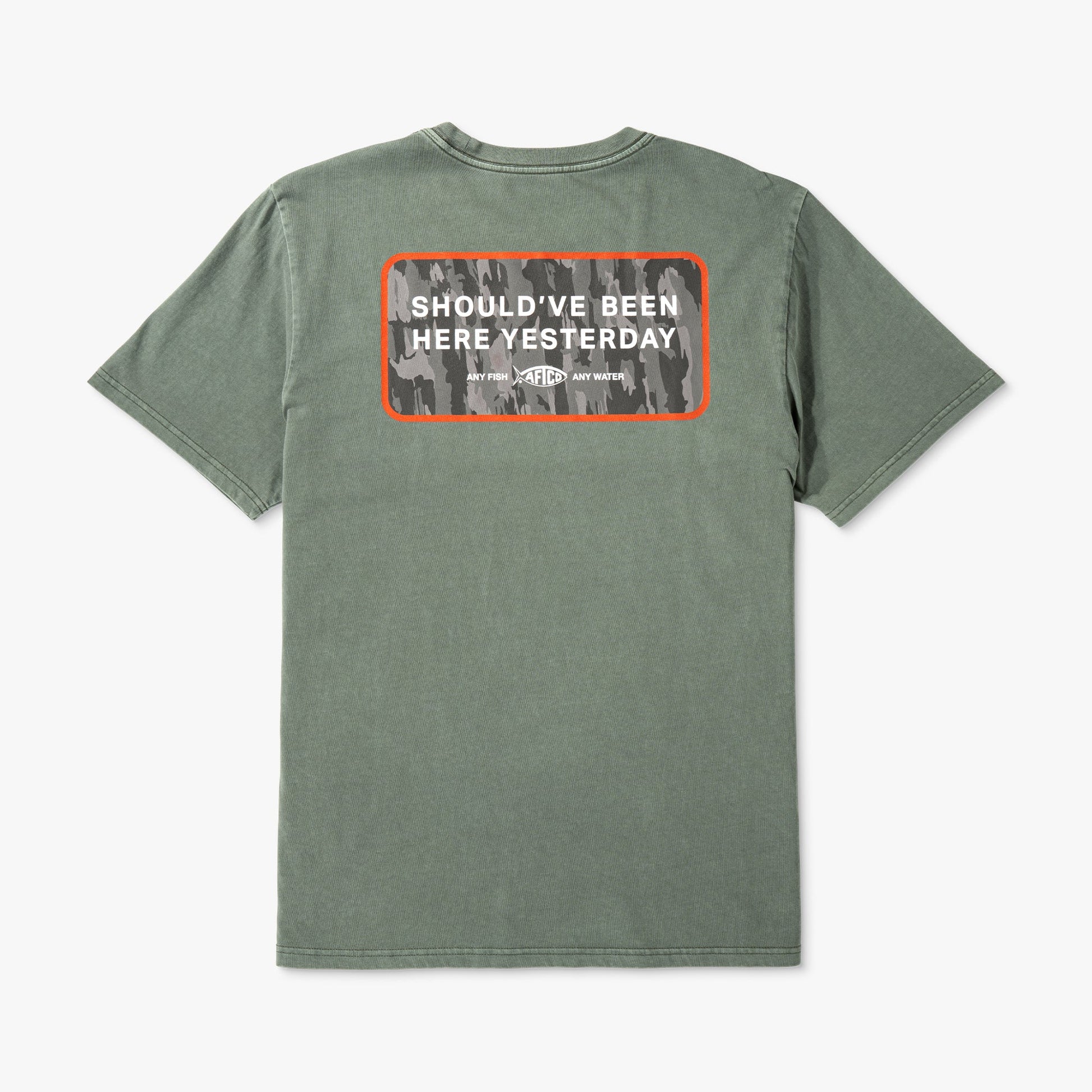 AFTCO Yesterday Short Sleeve Men's Fishing T-Shirt Cream