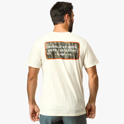 AFTCO Yesterday Short Sleeve Men's Fishing T-Shirt Cream