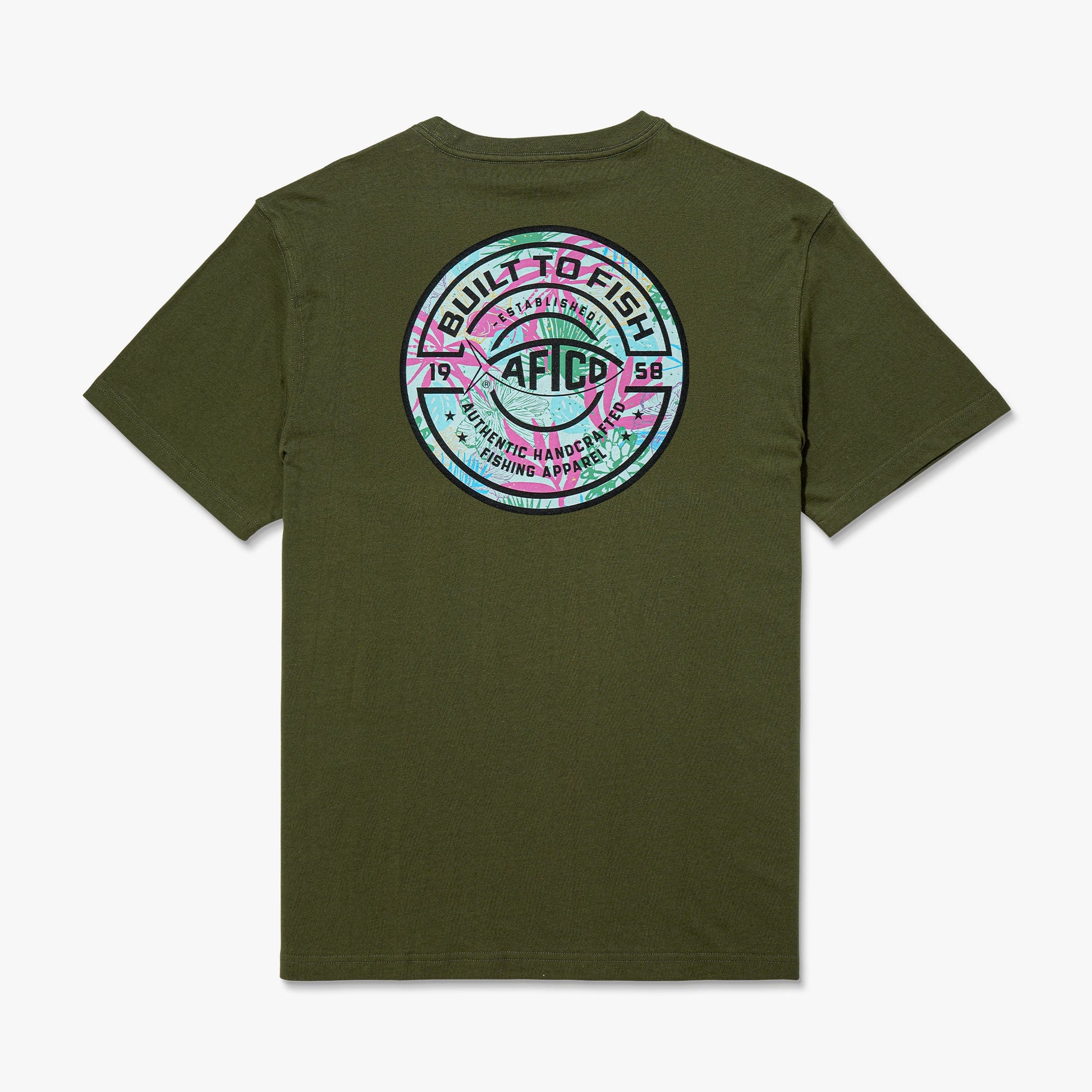 AFTCO Tropics Short Sleeve Men's Fishing T-Shirt Clearwater