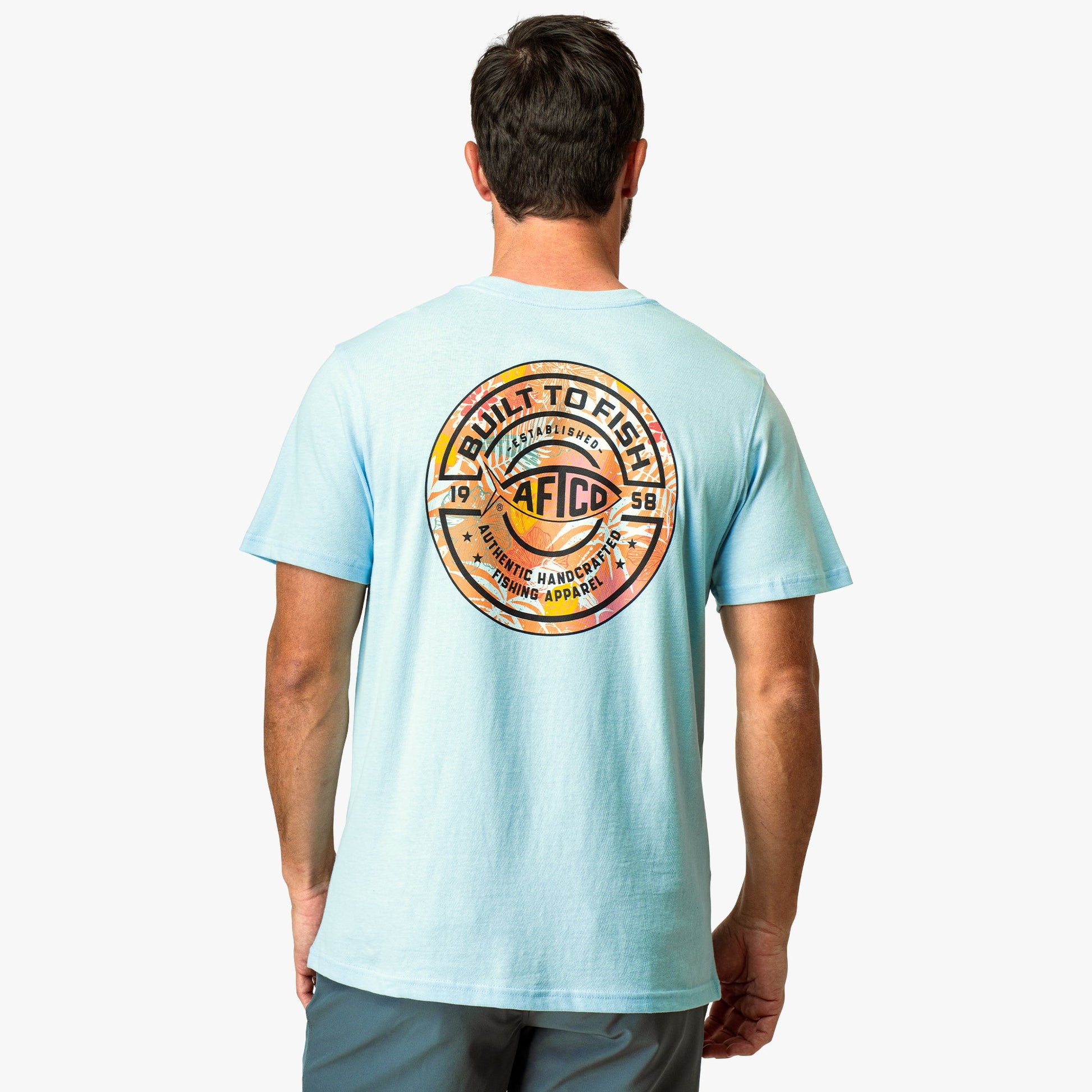 AFTCO Tropics Short Sleeve Men's Fishing T-Shirt Clearwater