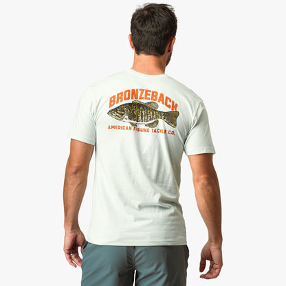 AFTCO Bronzeback Short Sleeve Fishing T-Shirt Charcoal Heather