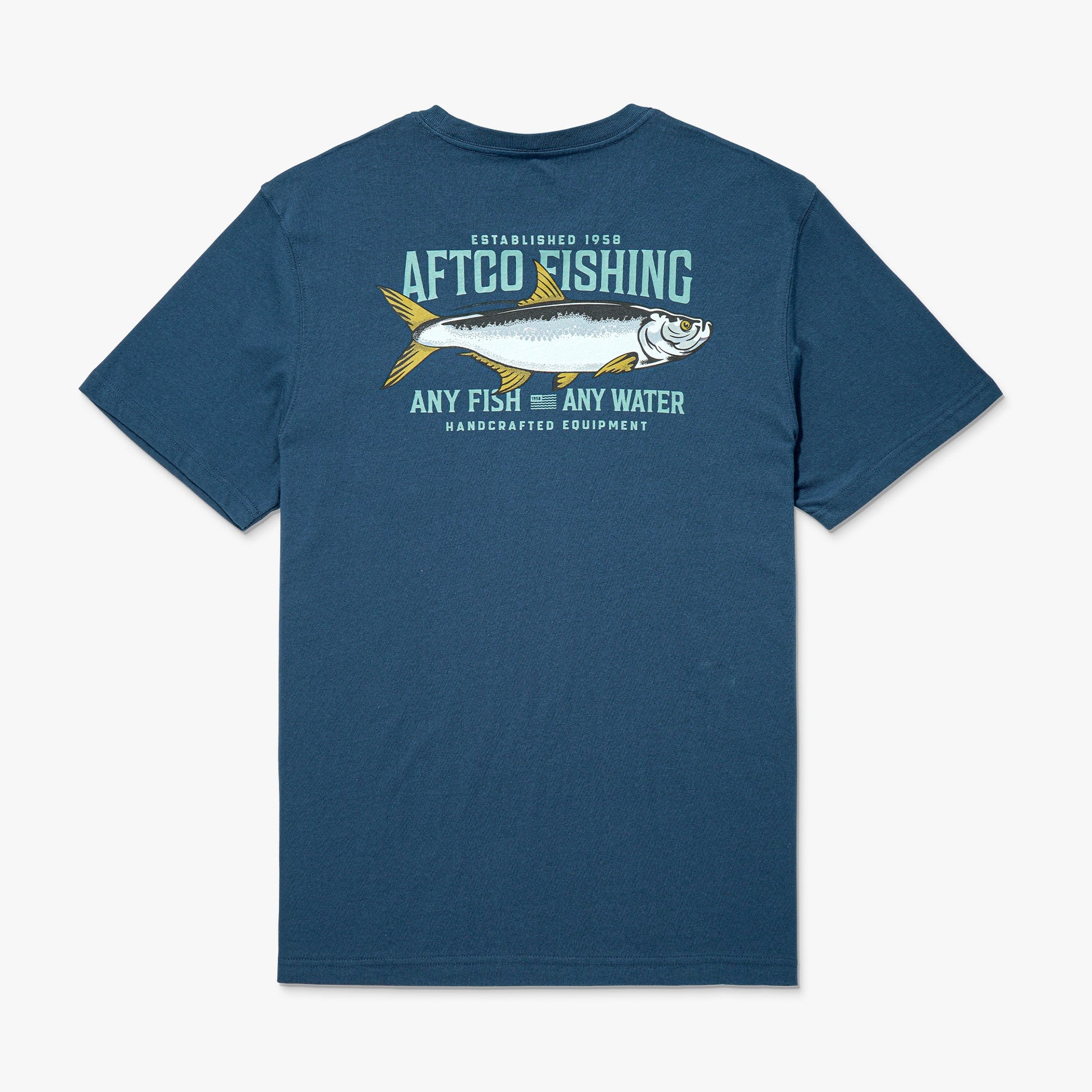 AFTCO Big Scale Short Sleeve Fishing T-Shirt Melon