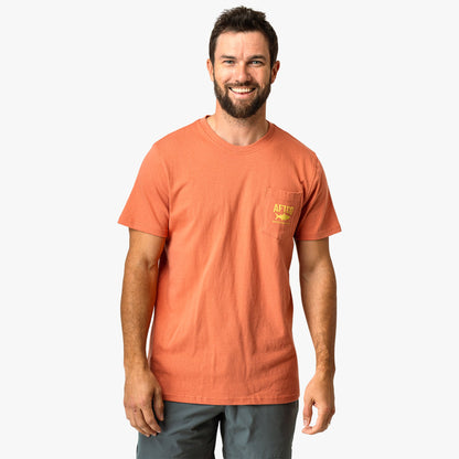 AFTCO Big Scale Short Sleeve Fishing T-Shirt Melon