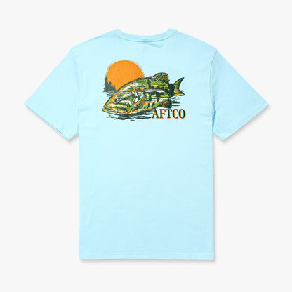AFTCO Reflection Short Sleeve Fishing T-Shirt Clearwater