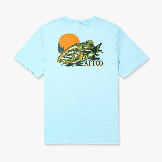 AFTCO Reflection Short Sleeve Fishing T-Shirt Clearwater