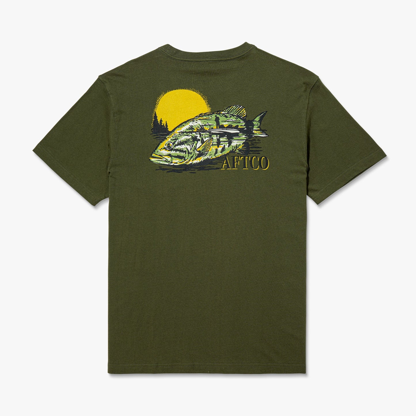 AFTCO Reflection Short Sleeve Fishing T-Shirt Clearwater