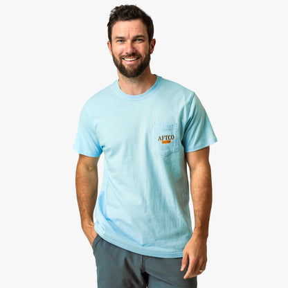 AFTCO Reflection Short Sleeve Fishing T-Shirt Clearwater